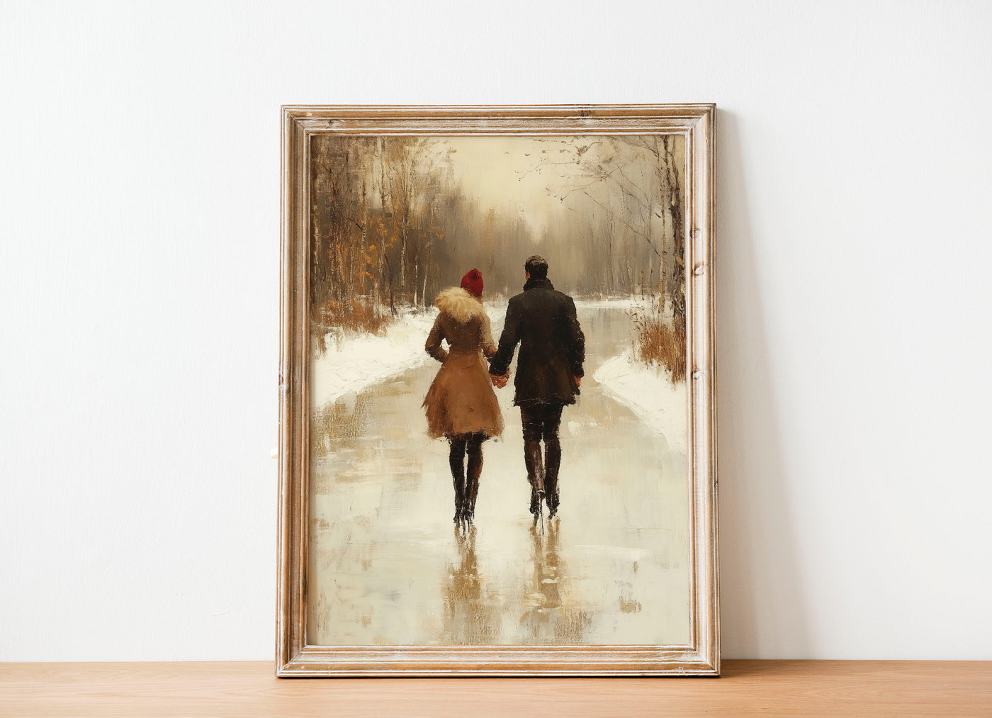 Ice Skating Couple