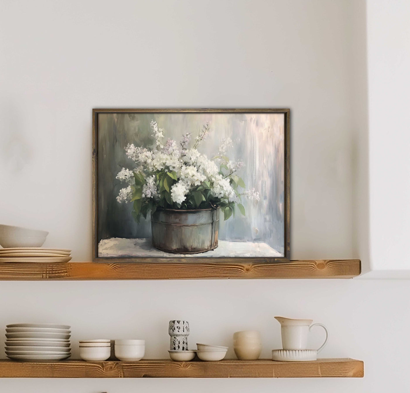 Lilacs and White Flowers