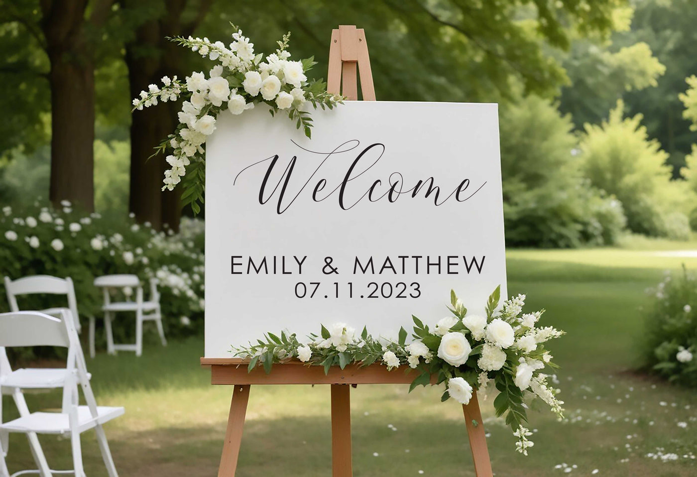 Welcome Wedding Sign