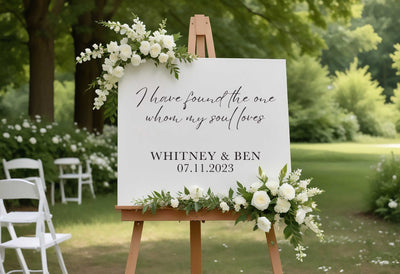 I have found the one Wedding Sign