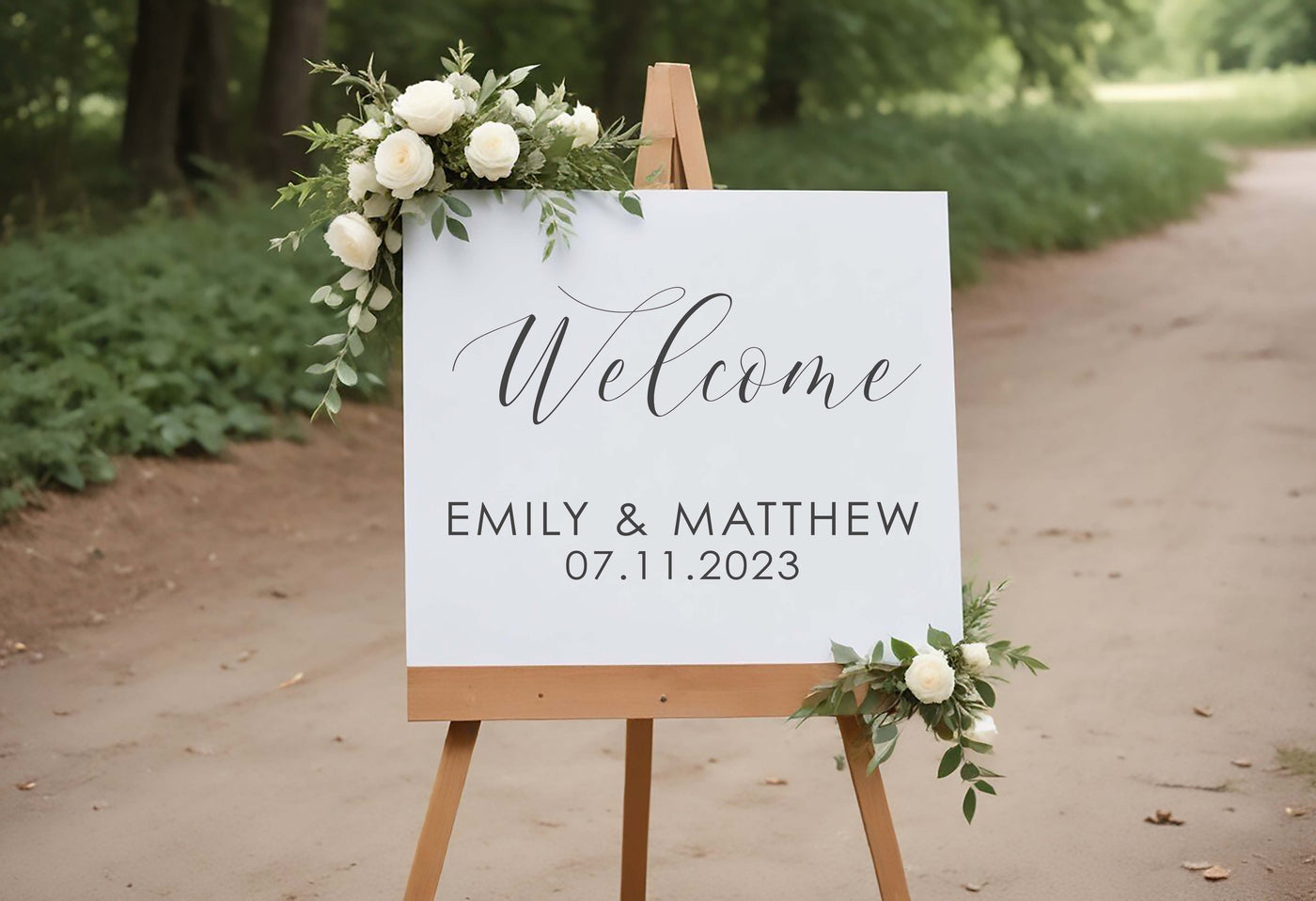 Welcome Wedding Sign