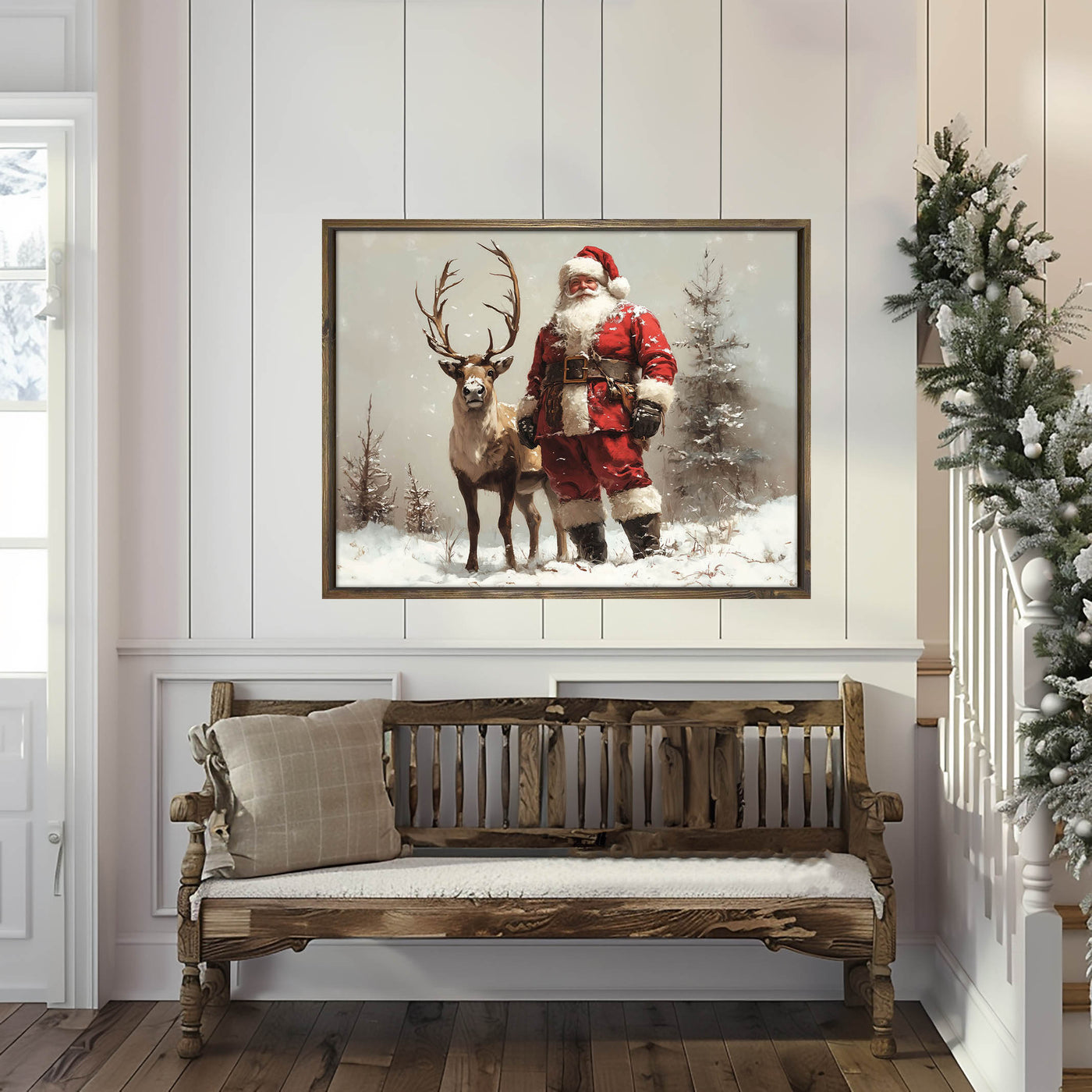 Santa and his Reindeer