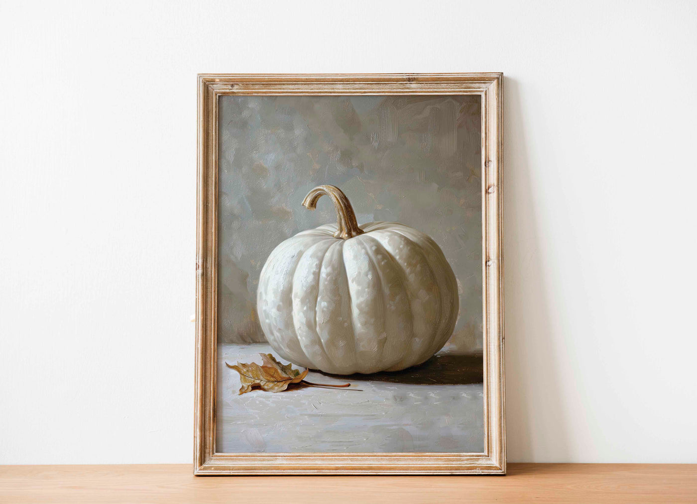 Simple White Pumpkin