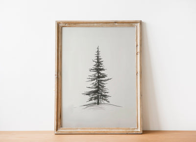 Vintage Tree Sketch